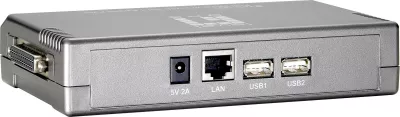 Print server LevelOne FPS-1033, 2 x USB, 1 x Parallel, Gri