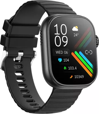 Smartwatch Aiwa SW-A700 2.01\" ekran, Bluetooth thirrje, IP67, 300mAh, e zezë, set me kabllo karikimi magnetik