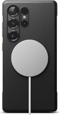 Mbështjellës Ringke Onyx MagSafe për Samsung Galaxy S25 Ultra, i zi