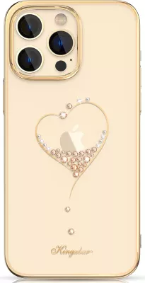 Mbështjellës Kingxbar Wish Series për iPhone 14 Plus, me kristale Swarovski, Ari