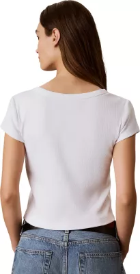 Maicë për femra Calvin Klein Jeans LV047C200G, e bardhë [Madhësia: M]