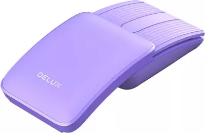 Set tastierë wireless e palosshme Delux KF10 dhe maus MF10PRO, vjollcë