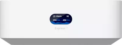 Ruter/Cloud Gateway Ubiquiti UniFi Express 7 UX7 Wi‑Fi 7, 10GbE WAN, 2.5GbE LAN, Mesh, i bardhë