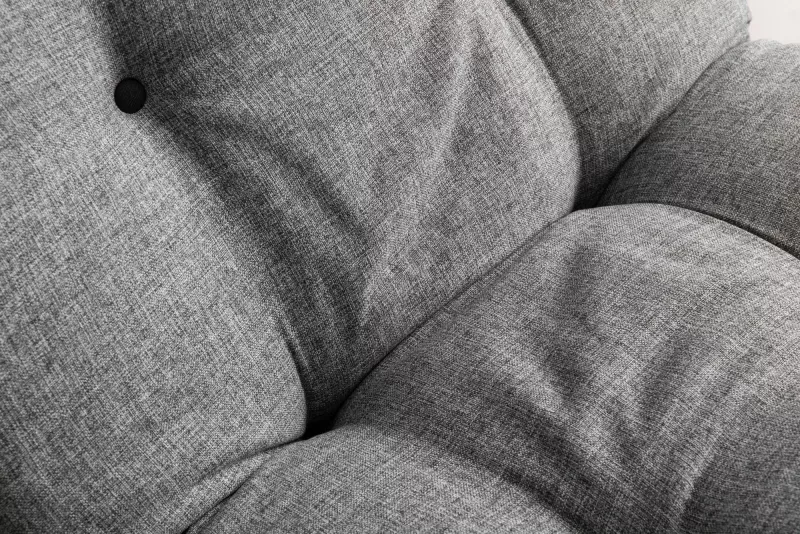 Krevat-karrige një vendësh Atelier del Sofa, Misa Small Solo, gri e çelët