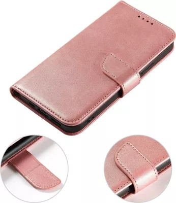 Mbështjellës magnetik Hurtel për Xiaomi Redmi Note 12 5G / Poco X5 5G, flip, portofol, rozë