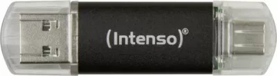 USB flash drive Intenso Twist Line 64GB USB 3.2 (USB-A/USB-C) antracit