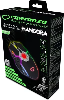 Maus për gaming Esperanza EGM701, 7200 DPI