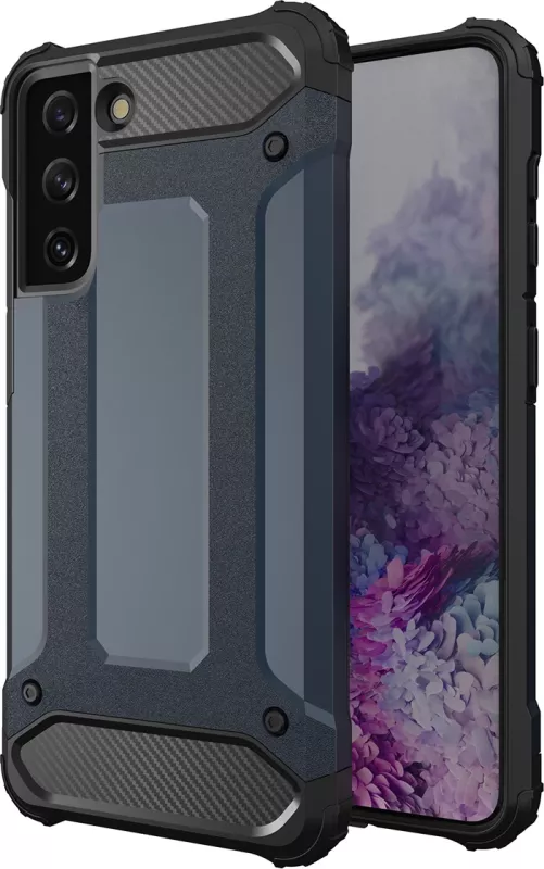 Mbështjellës Hurtel Hybrid Armor për Samsung Galaxy S23+, kaltër