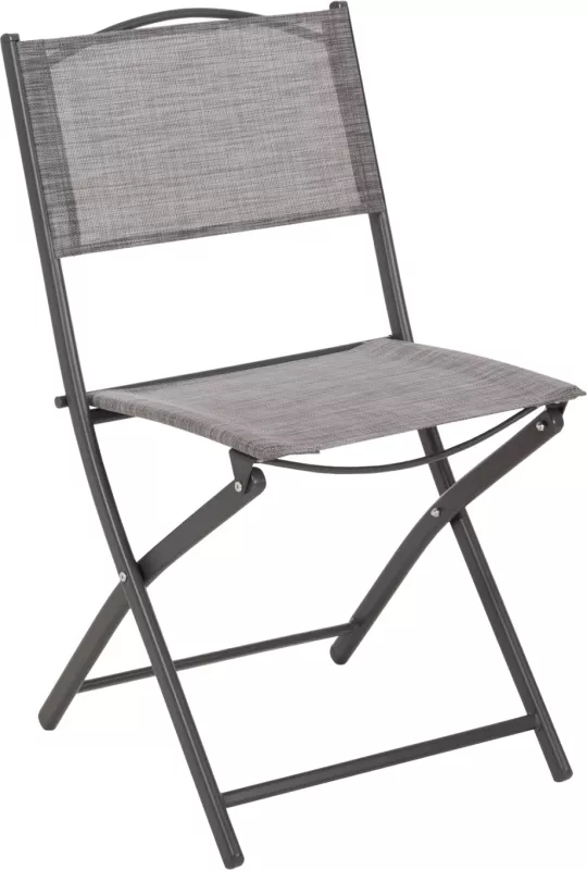 Karrige e palosshme për jashtë, MAG FH5971.01, metal gri-tekstilen gri, 45x51x81H cm., set prej 4 copë