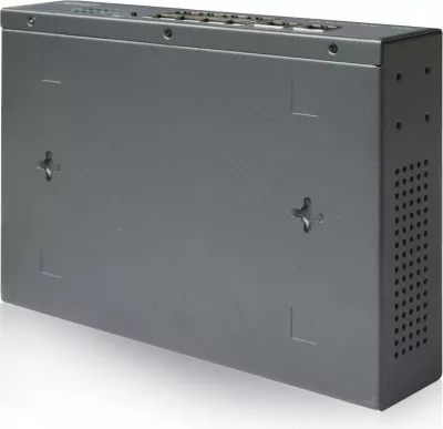 Switch Digitus 8-portë, Fast Ethernet 10/100, PoE 120W, gri