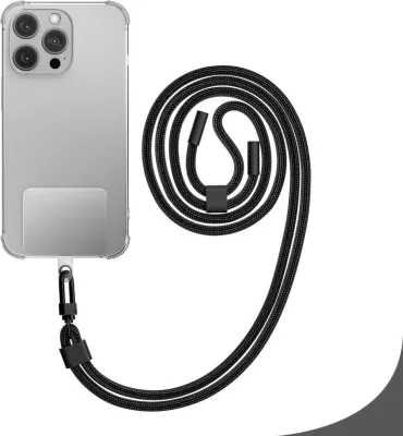 Litar telefoni 4smarts 540489, i zi, metal, plastikë e ricikluar, për celularë 5.8 - 7.0 inç