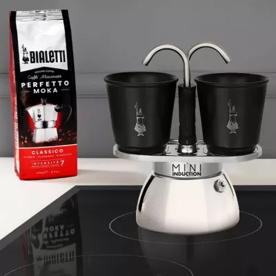 Aparat kafeje Bialetti Mini Express 0.8L, argjendtë