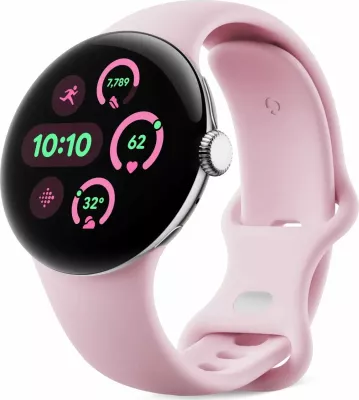 Rrip Smartwatch Google Pixel Watch 3 41mm Active Band Small, Rose Quartz