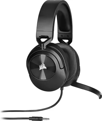 Kufje Corsair HS55 Stereo Carbon, për lojëra, të zeza