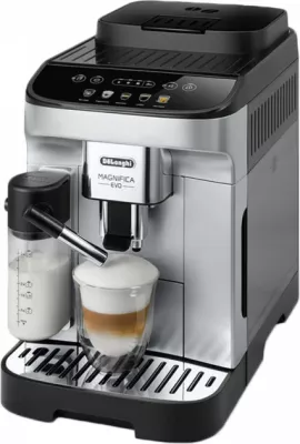 Makinë kafeje automatike DeLonghi Magnifica Evo ECAM290.61.SB, 15 bar, 1450 W, depo uji 1.8 L, depo kokrrash 250 g, Argjend/zezë