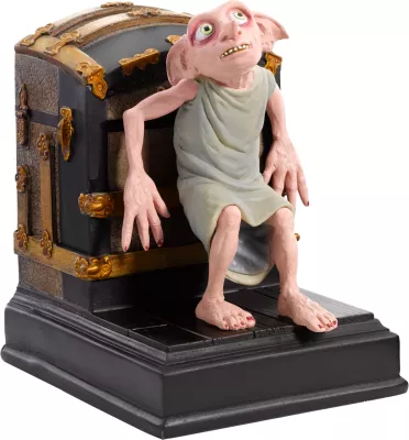 Mbajtëse librash Noble Collection Harry Potter Dobby, smolë e pikturuar me dorë