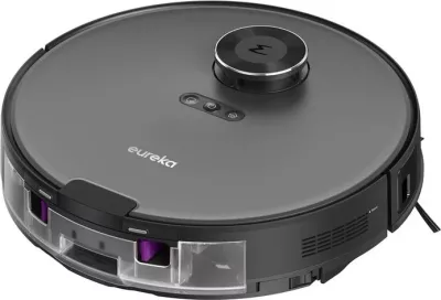 Robot pastrues Eureka E20 Plus me stacion vetëshkarkues, 2L, 5200mAh, i zi