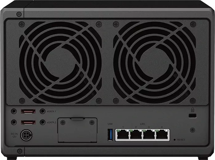 Server për ruajtje Synology DiskStation DS1522+, Ethernet LAN, i zi