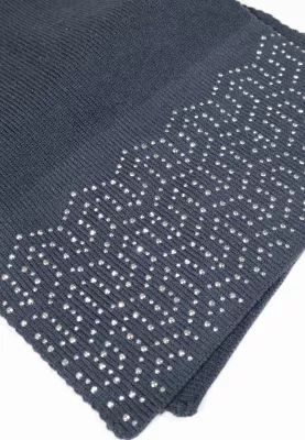 Shall për femra Pieces PCNASMINE SEQUINS BC 17152043, antracit