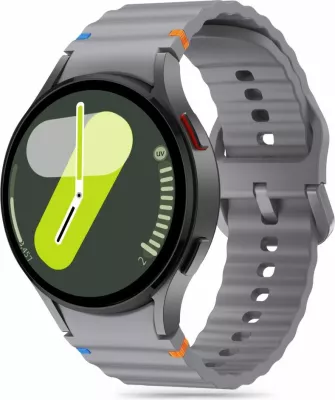 Rrip silikoni për smartwatch Tech-Protect për Samsung Galaxy Watch 4/5/5 Pro/6/7/FE, Gri