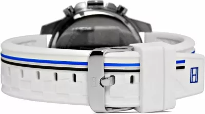 Orë dore për meshkuj Tommy Hilfiger, e bardhë