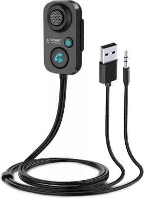 Adapteri Savio me Bluetooth, i zi