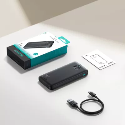 Powerbank Joyroom JR-PBF15, 10000mAh, 22.5W, me LED, e zezë