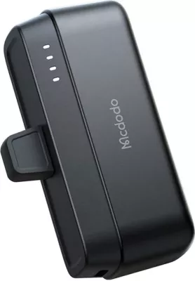 Powerbank Mcdodo MC-6281, 5000mAh, 20W, Lightning, e zezë