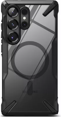 Mbështjellës Ringke Fusion X MagSafe për Samsung Galaxy S25 Ultra, i zi