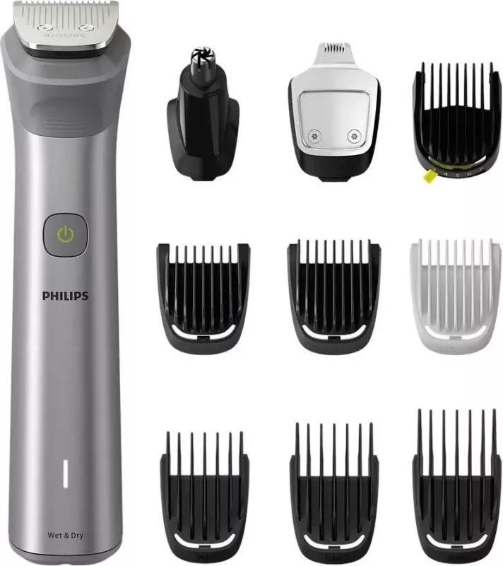 Makinë rroje Philips Multigroom 5000 MG5920/15, 10 në 1,argjend