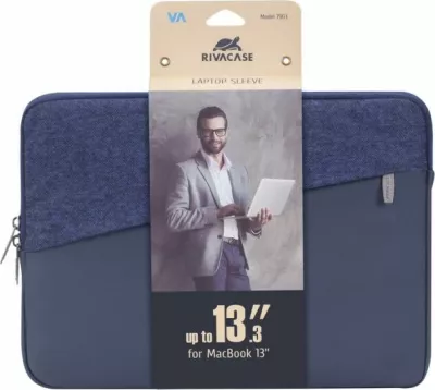 çantë/sleeve për laptop RIVACASE 7903 13.3\" për MacBook Pro/Ultrabook, blu