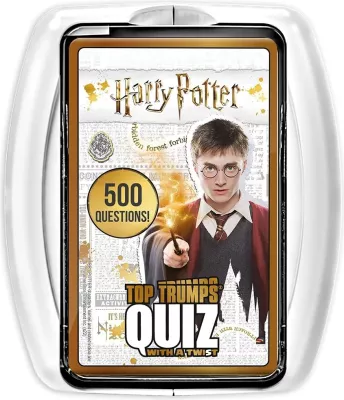 Lojë kuizi me letra Top Trumps Harry Potter Quiz with a Twist, 500 pyetje
