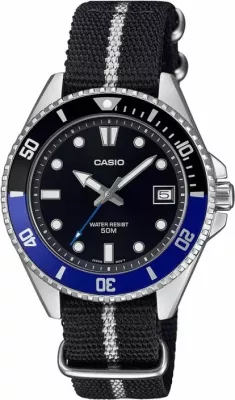 Orë dore për meshkuj Casio, e zezë