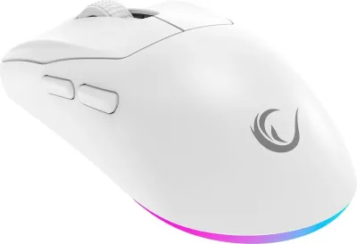 Maus Rampage Prote M5, 24000 DPI, RGB LED, wireless/wired, bardhë