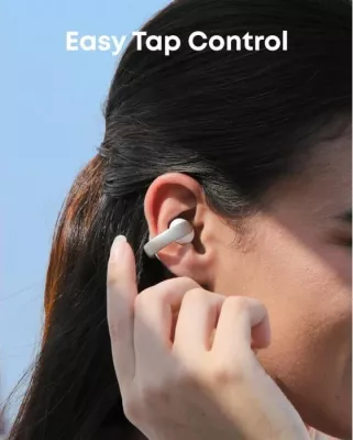Kufje ANKER Soundcore AeroClip A3388G21, wireless open-ear clip-on, Bluetooth 5.4, 32 orë bateri, IPX4, të bardha