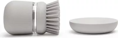 Furçë për enë me dozator sapuni Brabantia SinkSide 302824, 0.1 L, gri