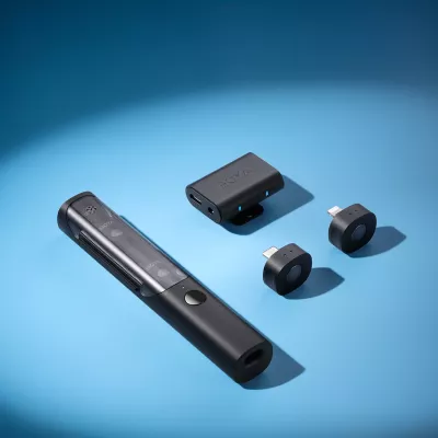 Mikrofon pa kabllo BOYA Magic-02 2.4GHz USB-C, set 2x transmitter + receivera + kuti karikimi, i zi