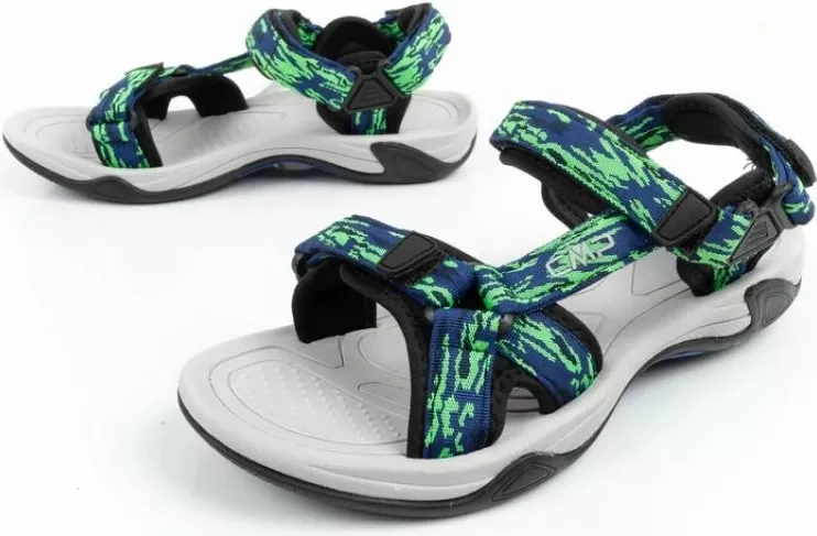 Sandale për fëmijë CMP, navy blue/green