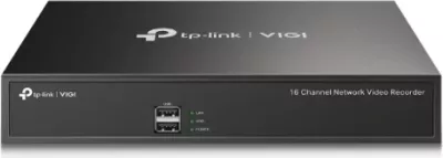 Regjistrues video në rrjet (NVR) TP-LINK VIGI NVR1016H, 16-kanal, deri 8MP, HDD deri 10TB, 4K HDMI, i zi