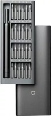 Set kaçavidash precize Xiaomi Mi Precision Screwdriver Kit 24-në-1, MPN 29991, gri e errët