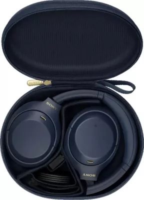 Kufje Sony WH-1000XM4, Wireless, Bluetooth, të kaltërta