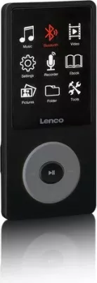 MP3/MP4 player Lenco Xemio-860BK, 256GB, Bluetooth, i zi/gri