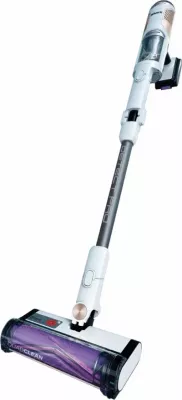 Fshesë me korrent pa kabllo me shkop, Shark, Detect PRO IW1611EU, 240 W, kapacitet 0.42 L, bateri deri 60 min, vetë-zbrazëse, White / Beats Brass