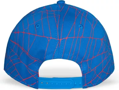 Kapele snapback për fëmijë Difuzed Spider-Man, 100% pambuk, e rregullueshme, blu/kuqe