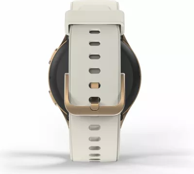 Smartwatch Hama 8900 GPS AMOLED 1.32", rrip silikoni bezhë, Gold