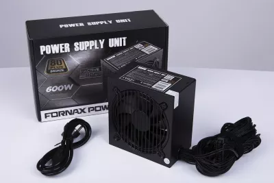 Kasë furnizimi Gembird CCC-PSU80P-BBP-600, 600 W, 80 PLUS Bronze, e zezë