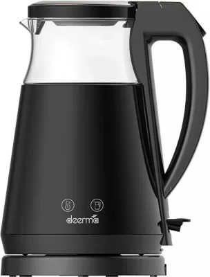 Ibrik elektrik Deerma SH90W me ekran të zgjuar, 1.7L, 1700W, i zi