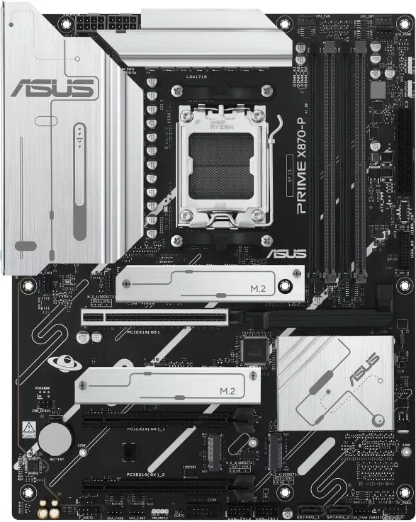 Pllakë amë ASUS PRIME X870-P, Socket AM5, DDR5-SDRAM, 192 GB