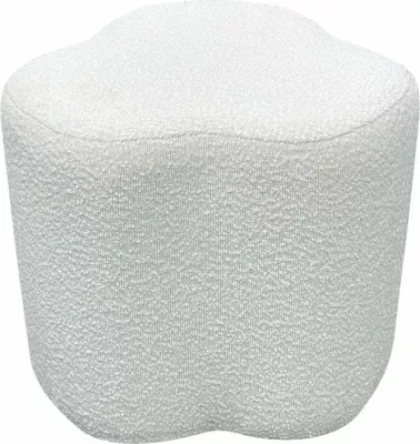Stool Daisy, e bardhë, 48x48x42cm