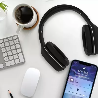 Kufje Forever BTH-505 Bluetooth ANC, mikrofon, 8h, të zeza